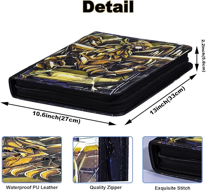 990 Pockets Card Binder, 9-Pocket 3-Rings Trading Card Album,Large Capacity Folder Compatible with YGO,MTG,TCG Trading Cards.