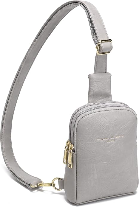 Lightweight Small Crossbody Sling Bag for Women | Mini Travel Purse,Multi-pocket with Card Slots,Durable Vegan Leather,Everyday Carry