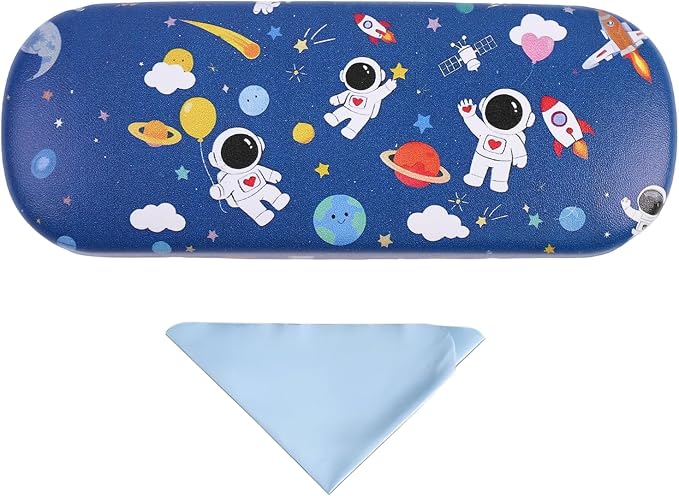 PERFECTSIGHT Hard Shell Eyeglasses Case, Kawaii Protective Glasses Case for Kids, Cute Eyeglass Case for Women Men Girls