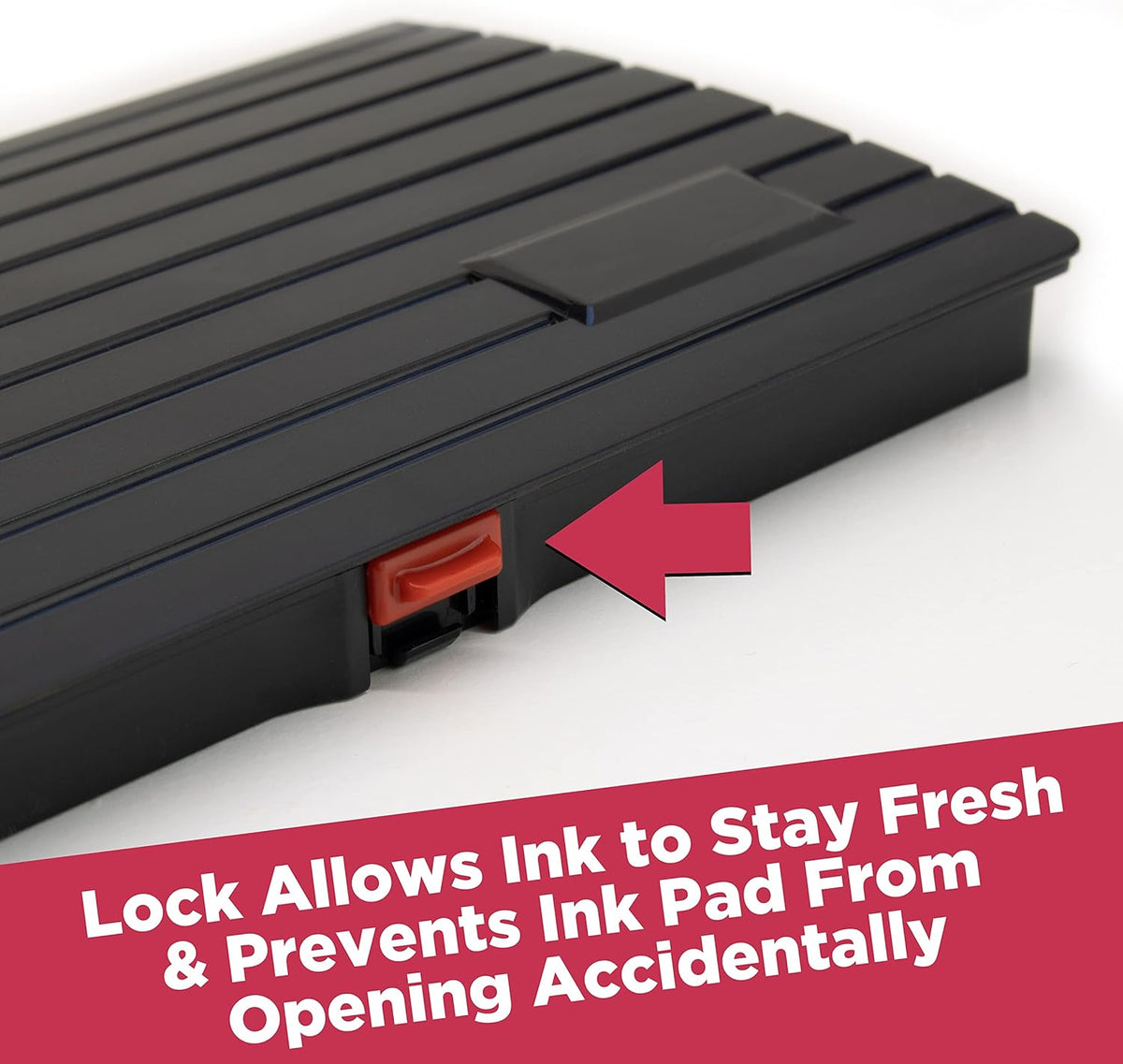 Large Premium Green Ink Stamp Pad - 5" by 7" - Quality Felt Pad