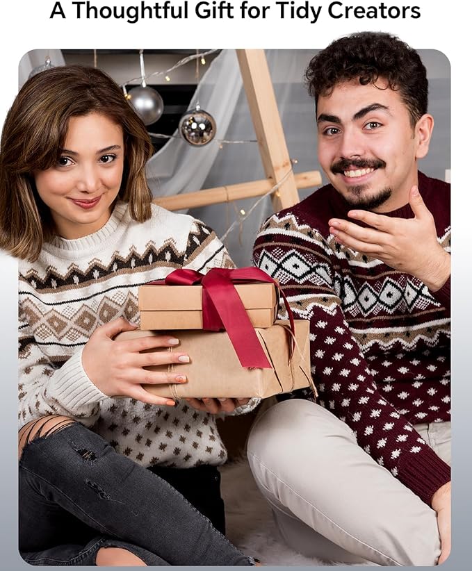 Compressed Air Duster, 300000RPM Powerful Electric Air Duster Rechargeable with LED Light and Brushless Motor, 4-Gear Cordless Mini Air Blower for Keyboard, Computers, Car, Outdoors (Silver Gray)