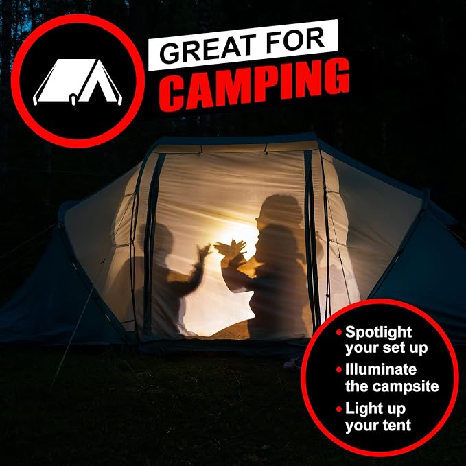 GearLight LED Flashlight Bright, Zoomable Tactical Flashlights with High Lumens and 5 Modes for Emergency and Outdoor Use -Camping Accessories -S1000 - S1000-1 Pack, (Batteries Included)