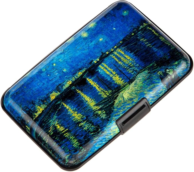 Credit Card Holder Small RFID Blocking Wallet Business Metal Slim Mini Aluminum Hard Case for Women Men