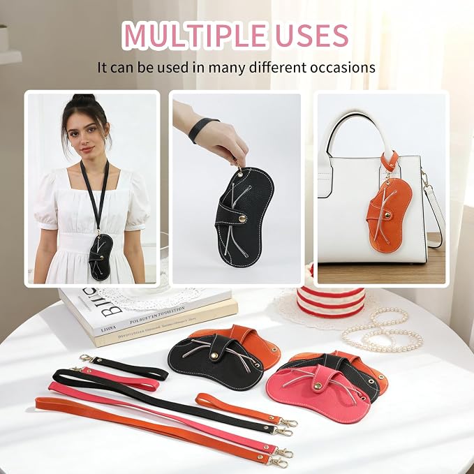 Double Eyeglass Case Soft Dual Glasses Case for Women Men Travel Squeeze Top Sunglasses Cases Eyeglasses Pouch
