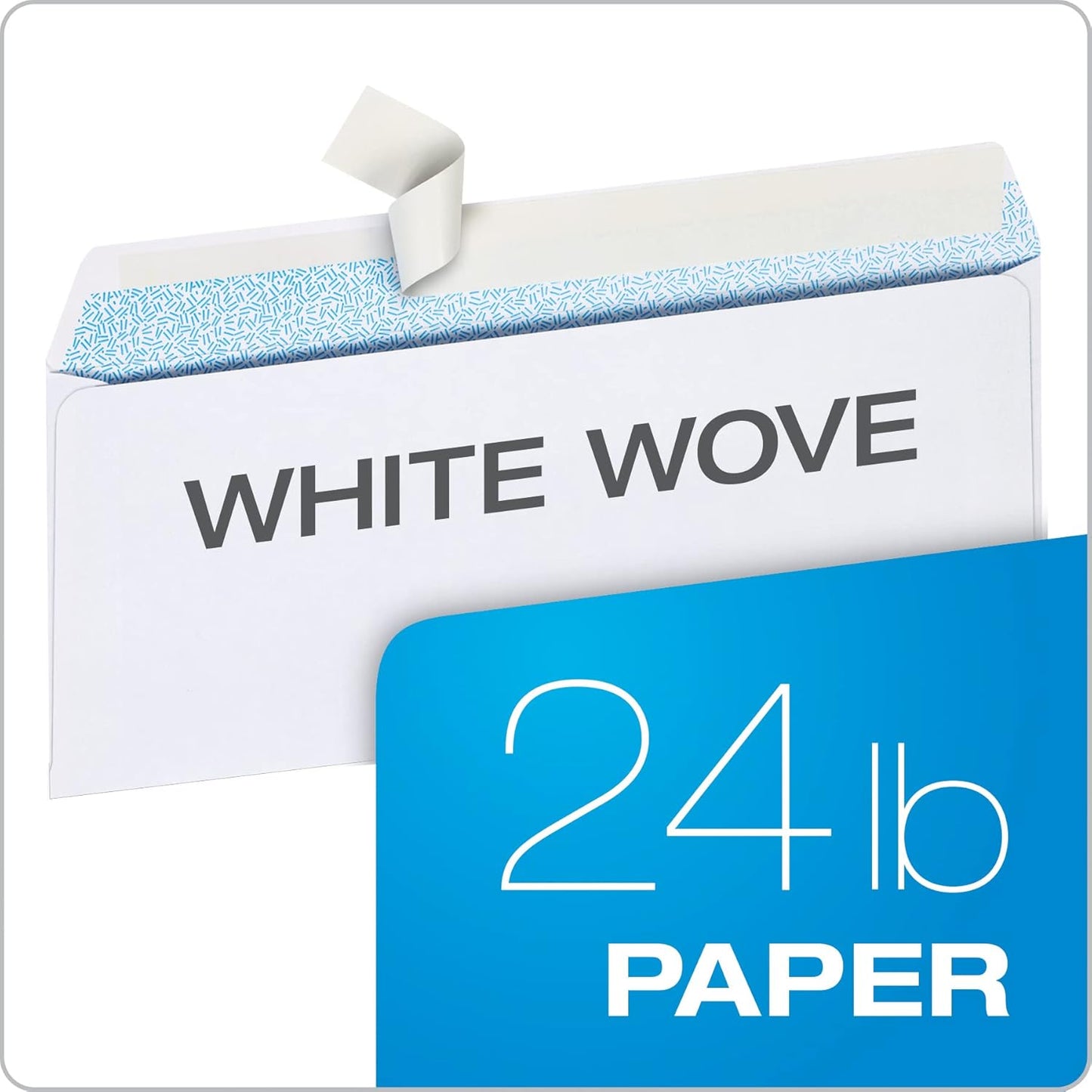 Columbian #10 Security Envelopes, 500/Box, No Window, 4-1/8 x 9-1/2 Inches, Release & Seal Self Seal, White (COLO151) (Pack of 5)
