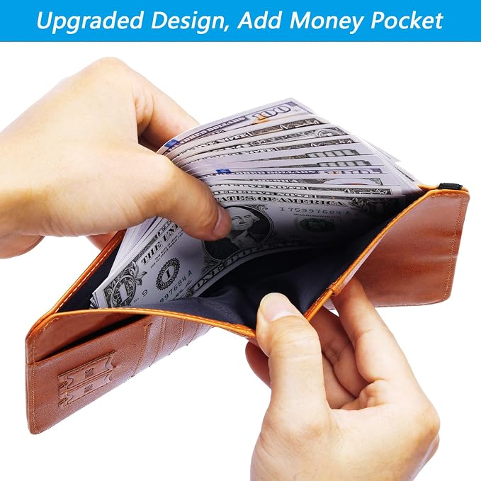 Airtag Passport Holder, Travel Essentials, Passport Cover, RFID Wallet | Passport Wallet, Travel Accessories, RFID Blocking, Synthetic Leather Card Case, International Must Haves, For Women Men