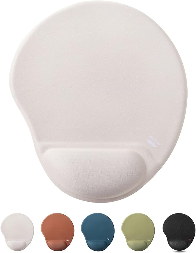 Mr. Pen- Ergonomic Mouse Pad with Wrist Rest | Breathable Fabric with Memory Foam Cushion, Non-Slip Rubber Base, Gel Mouse Pad with Wrist Support