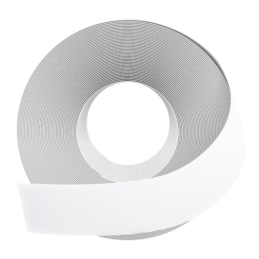GSCIT Club White Edge Banding, 1 1/2 inch x 25ft Melamine Edge Banding with Hot Melt Adhesive Preglued Cabinet Edge Banding Flexible White Veneer Edging