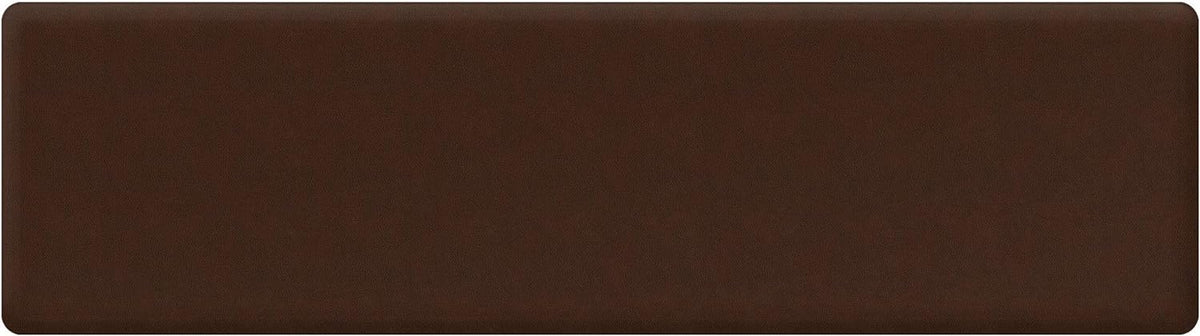 GelPro Anti Fatigue Nonslip Mat: Hard Floor Utility Mats for Garage, Patio and Kitchen - 20" x 72" x .5" - Leather Grain Truffle