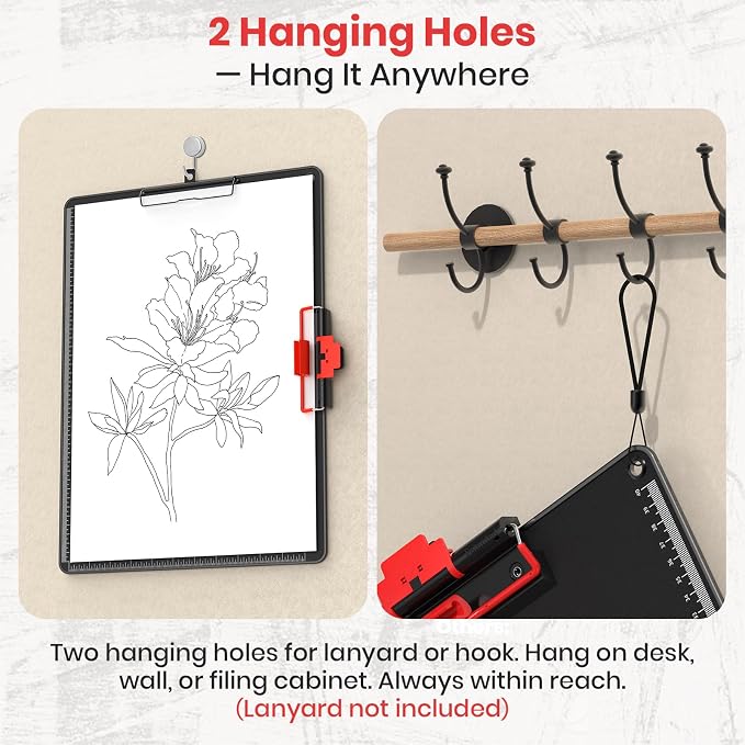Clipboard with Pen Holder, Aluminum Protection Edge, Dual Clips (2-in-1 Holds Paper & Pen), A3 Size 11" x 17", Heavy Duty Portable Writing Board, for Classroom Office School Doctor Coach(Black,2 Pack)