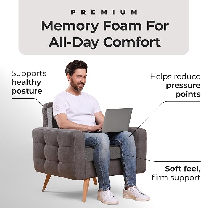 Kolbs Extra Large Recliner Cushion | Chic 2 Tone Velvet Cover (Seat with Back)