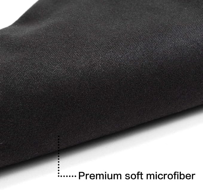 TRIUMPH VISION Glasses Case Soft Eyeglass Case Sunglass Pouch Cloth 3 Pack | Thick Microfiber Pouch Drawstring Pouch Eye Glass Bag Sunglasses Sleeve Storage, Lens Protection Cover,Cleaning Lens Screen