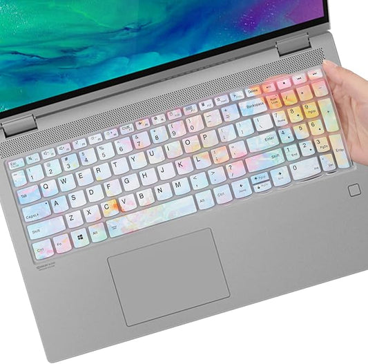 Keyboard Cover for Lenovo Yoga 7i 15.6" 16", Ideapad 3/Idepad 3i/Ideapad 5/Ideapad 5 15.6 17.3, Lenovo Flex 5 15.6, Yoga Slim 7 15, ideaPad Slim 7 15.6, ThinkBook 15/15P G2 G3 G4