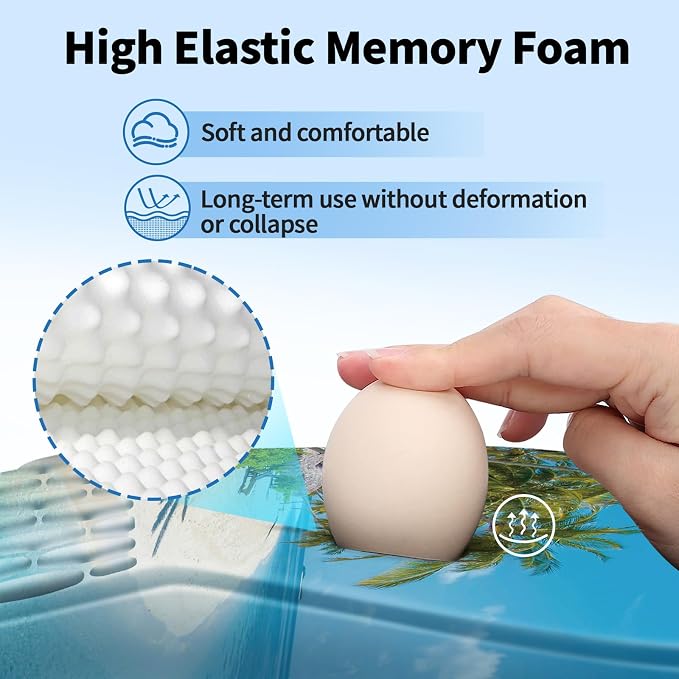 YIWEI Ergonomic Mouse Pad with Wrist Rest for Carpal Tunnel Pain Relief | Memory Foam Wrist Support,Non-Slip Rubber Base, Keyboard Computer Mousepad,Lycra Cloth Surface,Gaming Home Office