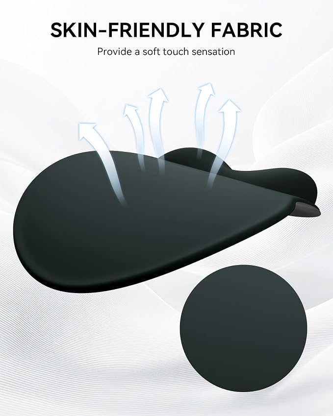 Mouse Pad with Wrist Rest for Desktop Large Ergonomic Mouse Mat(Black+Gray) | 10.6''L x 9''W Size, Gel Wrist Support, Non-slip Base, Washable Surface, Laptop Mousepad