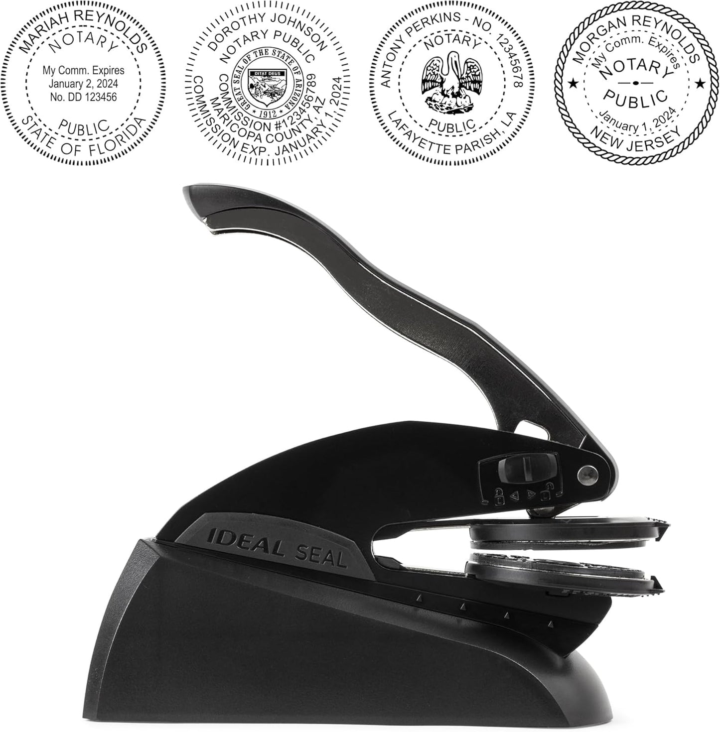 North Carolina Round Notary Embosser | Official State Embosser | Official Seals | Meets State Specifications (North Carolina, Round Embosser)