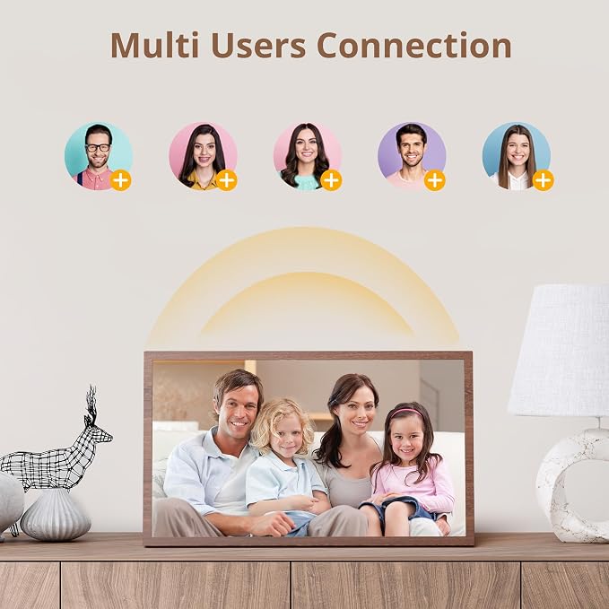 Dragon Touch Large Digital Picture Frame 21.5 inch Screen WiFi Digital Photo Frame Display, 32GB Storage, Auto-Rotate, Share Photos via App, Email, Cloud, Classic 21（Not Touchscreen）