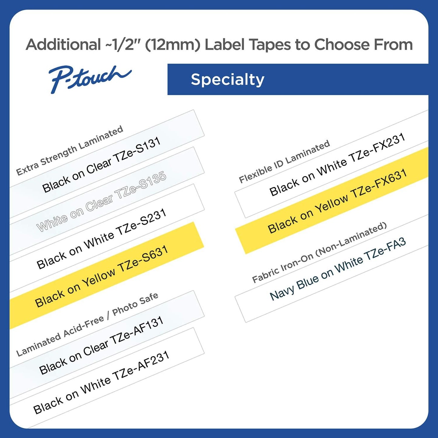 Brother Genuine P-touch TZE-MQG35 Tape, 1/2" (0.47") Wide Standard Laminated Tape, White on Lime Green, Laminated for Indoor or Outdoor Use, Water-Resistant, 0.47" x 16.4' (12mm x 5M), TZEMQG39