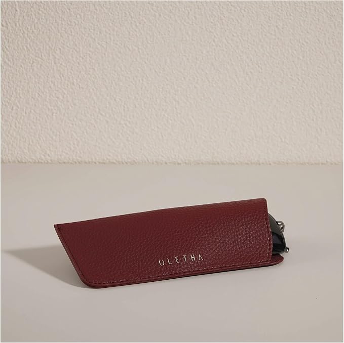 OLETHA Aesthetic Soft Glasses Case, Slip-in Design