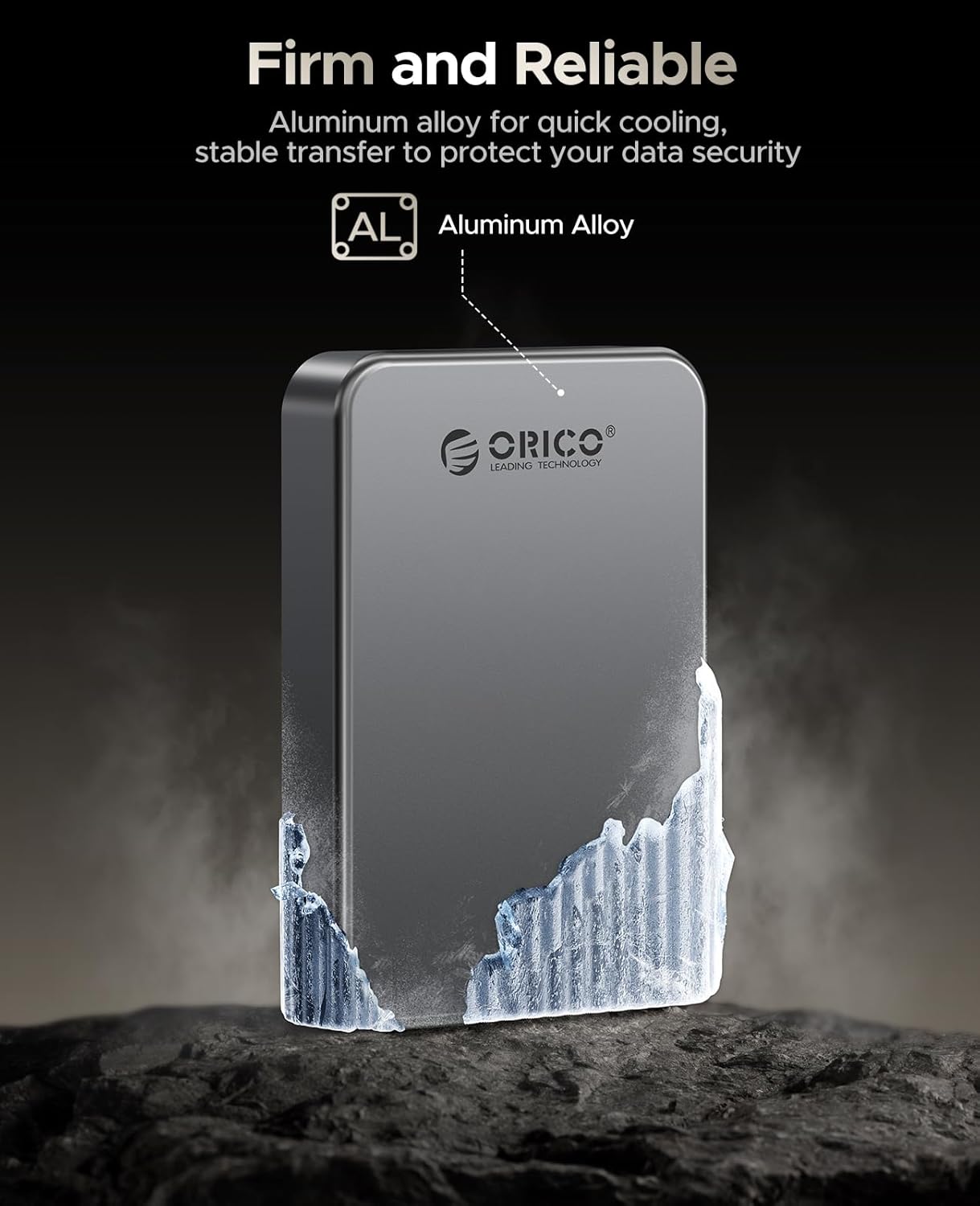 ORICO 2TB Magnetic Portable SSD, Metal Body, 4K 120 fps ProRes HDR Record and Store, Up to 460MB/s, USB C&A 2 in 1 Cable, External SSD Compatible with iPhone 16 Pro Max, Tablet, Computer - K5PLUS