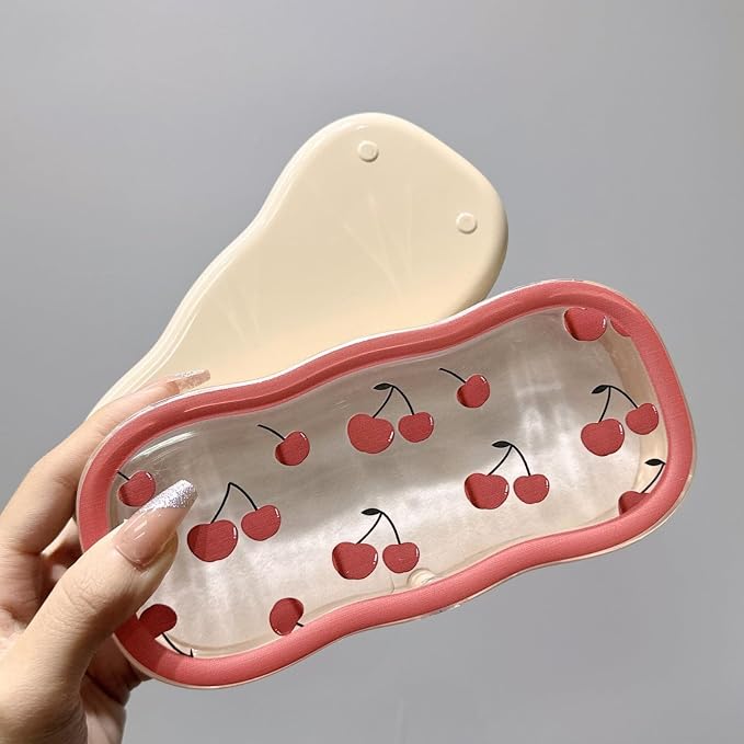 Glasses Case Hard Shell, Clear Eyeglass Case, Cute Holder for Sunglasses and Reading Glasses