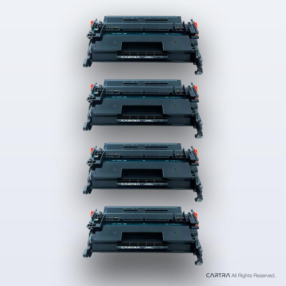 CARTRA 26A CF226A Toner Cartridge 4 Pack Compatible Replacement for HP 26A CF226A 26X CF226X Pro M402dn M402n M402dw Pro MFP M426fdw M426fdn M426dw Series Printer Ink High Yield