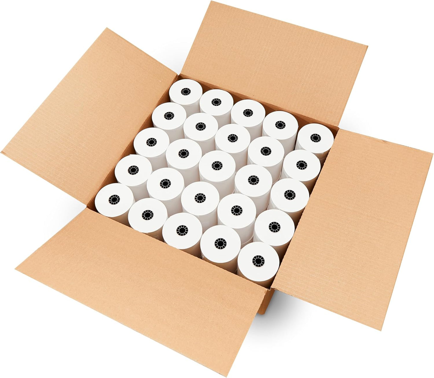 (32 Rolls) 3" x 165' 1 Ply Bond (Non –Thermal Kitchen Printer Paper) POS Receipt Cash Register For Star SP700 SRP275 SMP200 TMU200 MP500 NCR 2174 XR200 IMPACT Printers Requires Ribbons Erc30/34/38