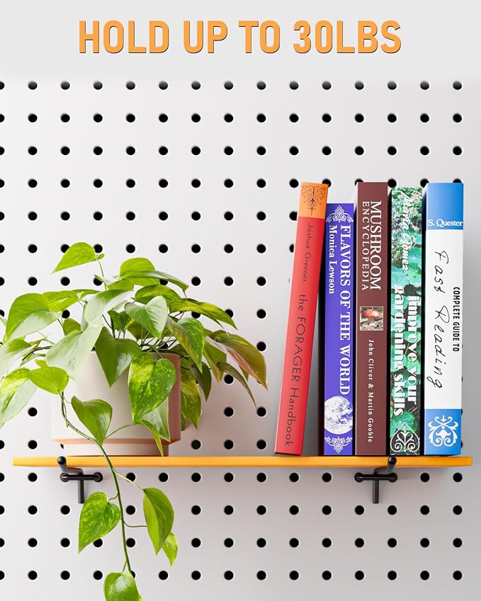 INCLY 120 Pack 2/4/6 Inch Black Pegboard Hooks, 1/4" Heavy Duty | Peg Board Shelving Hooks Accessories, Fit for 1/4" Pegboard, Garage, Crafts, Kitchen, Store, Peg Board Tool Hangers