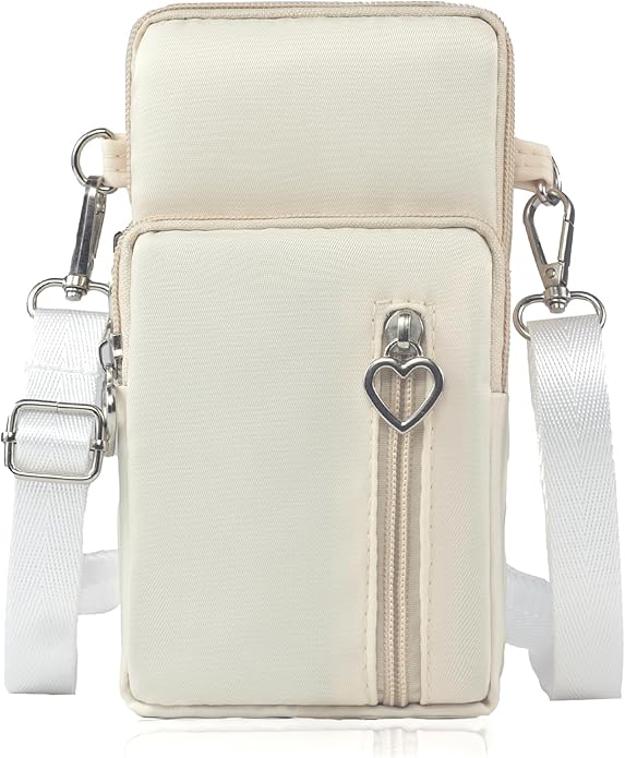 Small Crossbody Bag for Women - Mini Phone Purses with Crossbody Strap and Wallet - Nylon Arm Bag