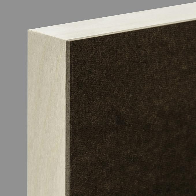 Ampersand Art Supply Hardboard Wood Painting Panel: Museum Series Hardbord, 16" x 16", 1-1/2 Inch Cradled Profile
