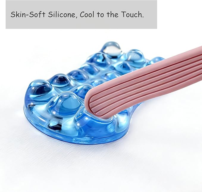Ergonomic Massage Gel Wrist Rest Pad for Mouse & Keyboard | Comfort Support, All-Day Gaming, Office Work, Computer Use