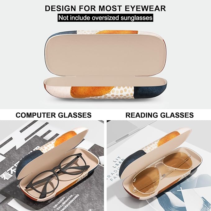 Eyeglasses Case, Hard Shell Protective Case for Glasses, Unisex for Women Men