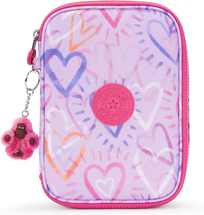 Kipling Women's 100 Pens Printed Case, Organize Accessories, Art Supplies, Makeup, Travel Organizer