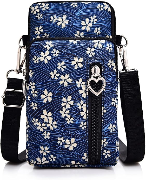 Small Crossbody Bag for Women - Mini Phone Purses with Crossbody Strap and Wallet - Nylon Arm Bag