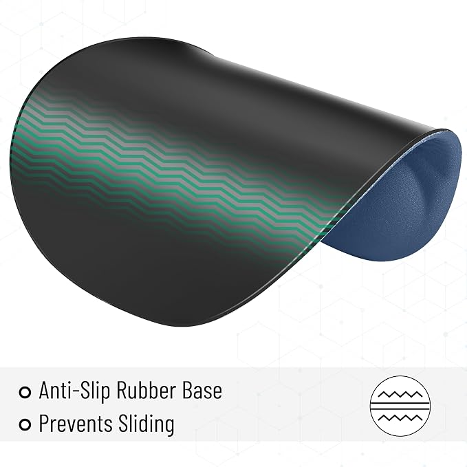 Mr. Pen- Ergonomic Mouse Pad with Wrist Rest | Breathable Fabric with Memory Foam Cushion, Non-Slip Rubber Base, Gel Mouse Pad with Wrist Support