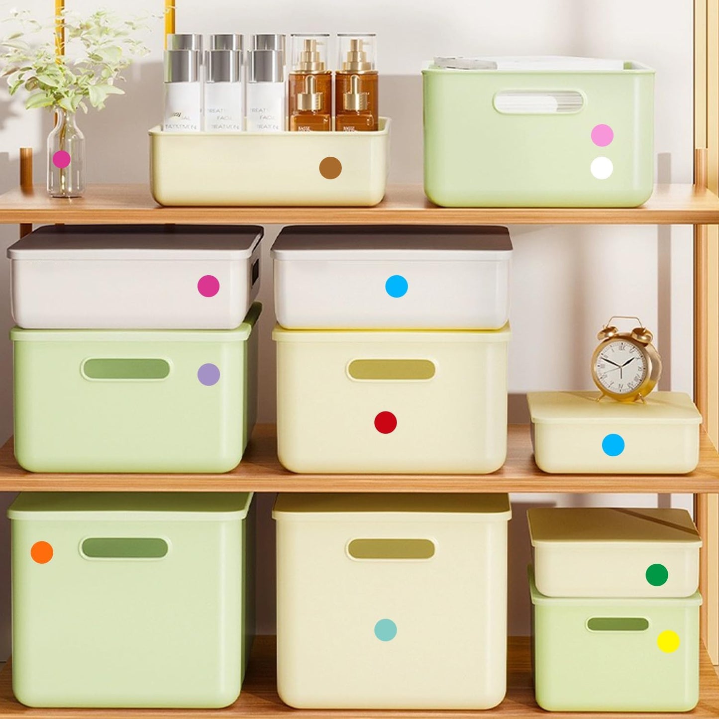 0.75 Inch Removable Color Code Dot Sticker Round Labels,Garage Sale Stickers Price Tags Label Blank Yard Sale Circle Dot Stickers(1050 Pack,Purple)