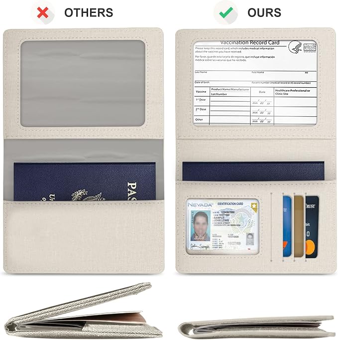Passport Holder,Travel Essentials,Travel Gifts(Off White)