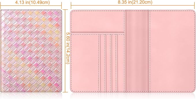 FINTIE Passport Holder, Slim Travel Wallet RFID Blocking Card Case Cover | Passport Cover Protector Essentials with Credit Card Slots, For Women/Men