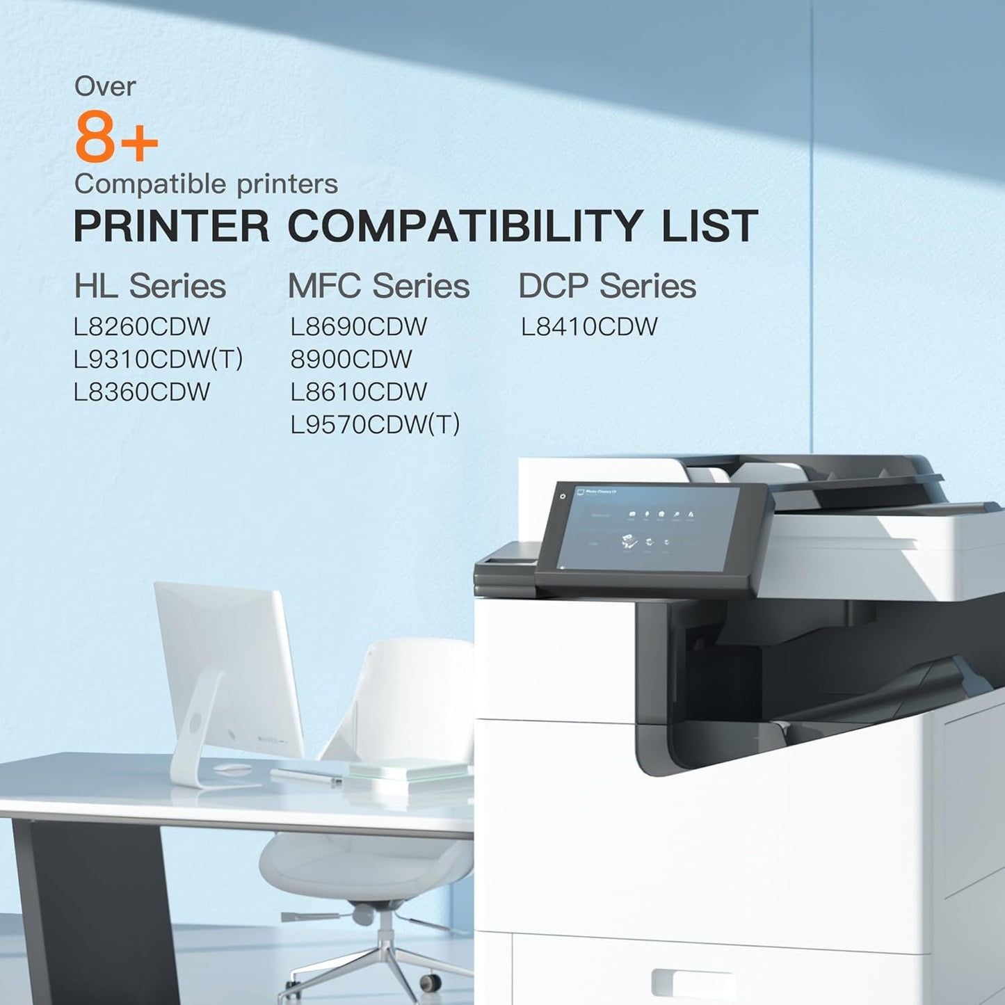 E-Z Ink TN431 Toner Cartridge Compatible for Brother TN431 TN-431 TN433 TN436 to Use with Brother HL-L8360CDW HL-L8260CDW MFC-L8900CDW MFC-L8690CDW Printer (Cyan, Yellow, Magenta, Black, 4 Pack)