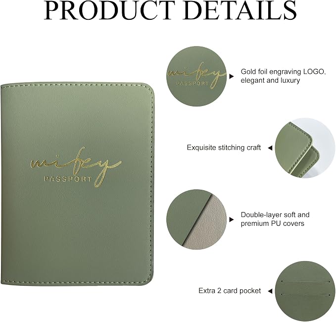 Mr&Mrs Gifts Passport Covers for Husband and Wife Honeymoon Essentials | Mr and Mrs Passport Holders，Engagement Gifts for Couples, Travel Essentials, Gift for Newlywed, Bride and Groom Gifts