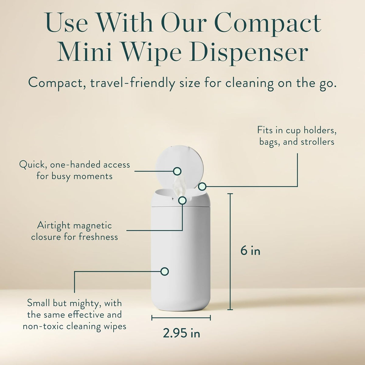 Biom Biodegradable Hand Sanitizing Mini Wipes 8-Pack Refill Kit - Kid-Safe | Plant-Based Hand Wipes for Home & Travel | Natural, Non-Toxic Wet Wipe with Aloe for Soft Skin | Eucalyptus Chill