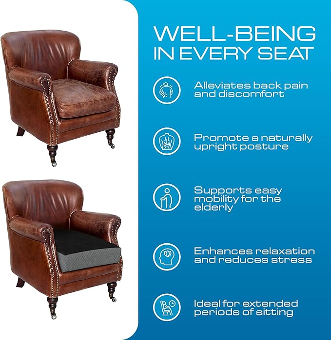 Kolbs Extra Large Recliner Cushion | Chic 2 Tone Velvet Cover (Seat Only)