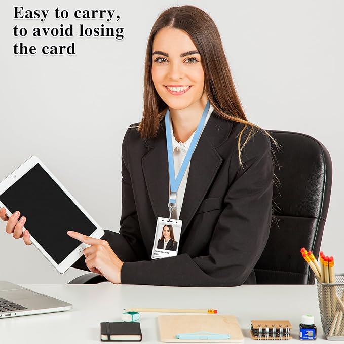 4 Pack Cruise Lanyard with ID Card Holder, Durable Lanyard with Waterproof ID Badge Holder Cruise Lanyards for Badges Ship Cards Carnival Sail Keys (4 Colors)