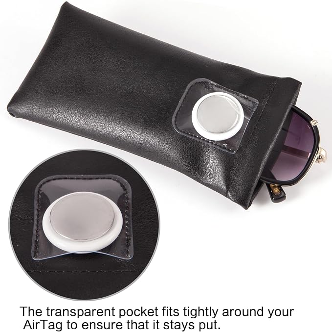 TRIUMPH VISION Eyeglass Case Glasses Case Soft Sunglass Pouch Sleeve 3 Pack | Slim Lightweight Alternative to Bulky Case, Leather Lined Protect Lens, Squeeze Easy to Use, Stylish Portable for Daily Use