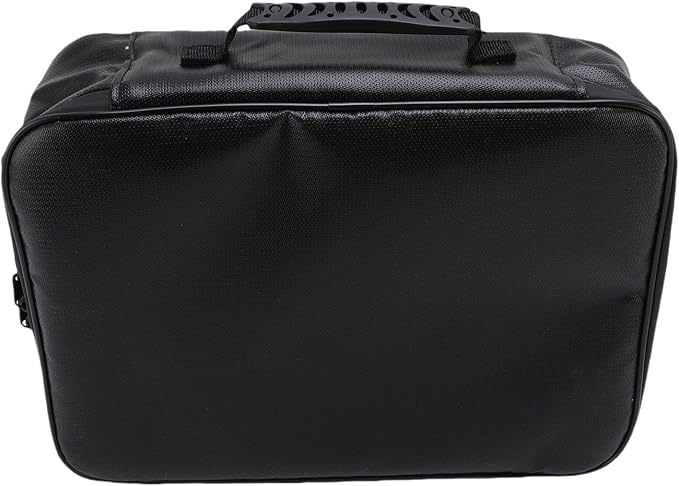 POCREATION Fireproof Document Bag with Lock, Hard Case Storage Box with Combination Lock, 14.2x11.0x3.5 Inches