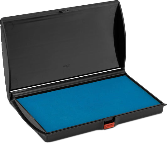 Large Premium Sky Blue Ink Stamp Pad - 3" by 6" - Quality Felt Pad