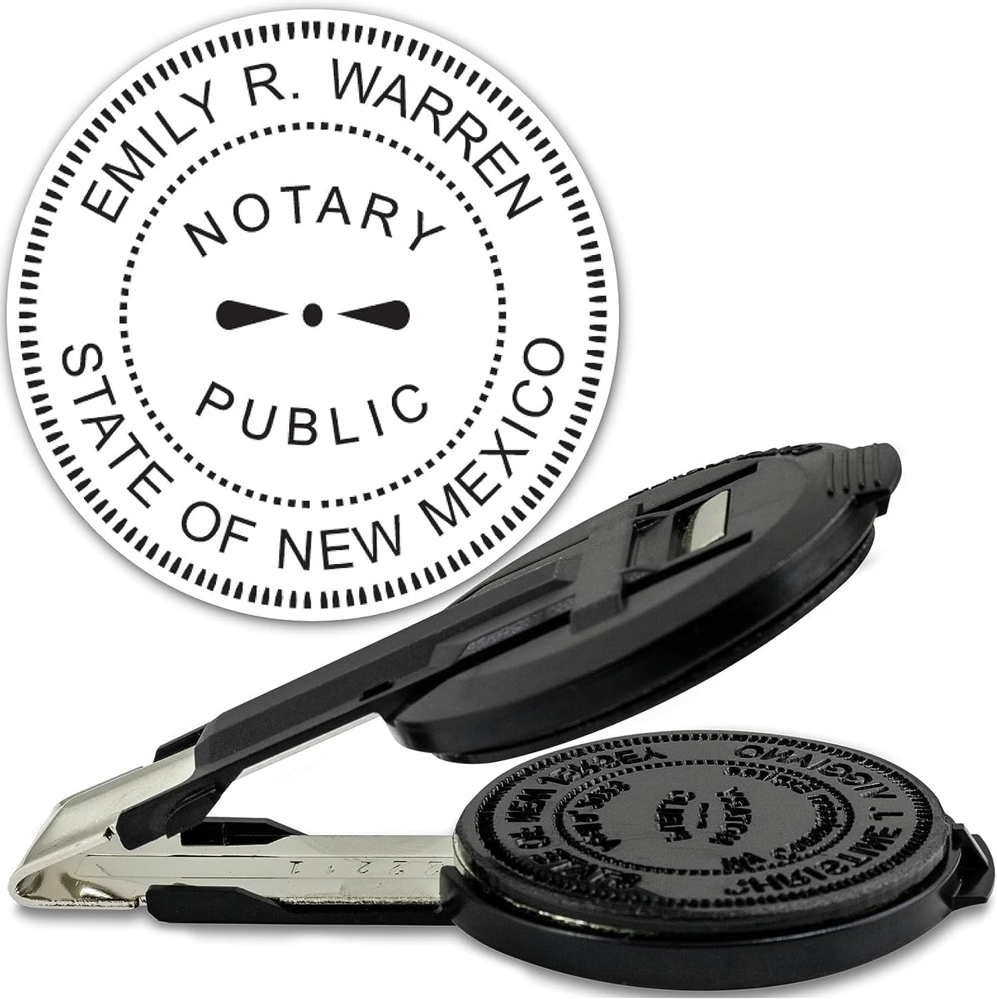 MaxMark Insert Only for Notary Seal Round Embosser for New Mexico State