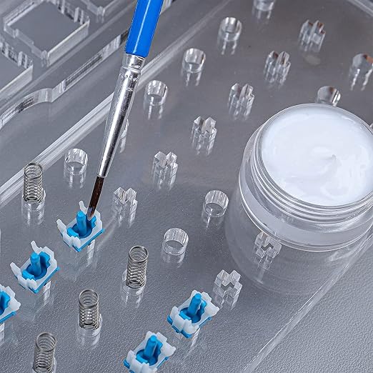 205G0 Keyboard Switches Lube Kit with Switch Opener Keycaps Puller Switch Puller Swith Clamp for Mechanical Keyboard Cherry Mx Switches