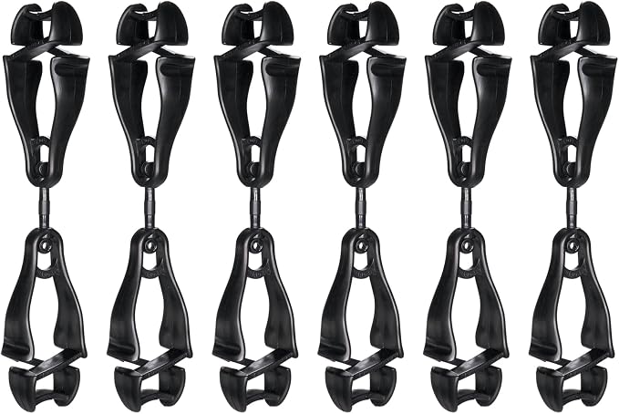 Ergodyne Squids 3420 Swiveling Glove Clip Holder with Dual Clips