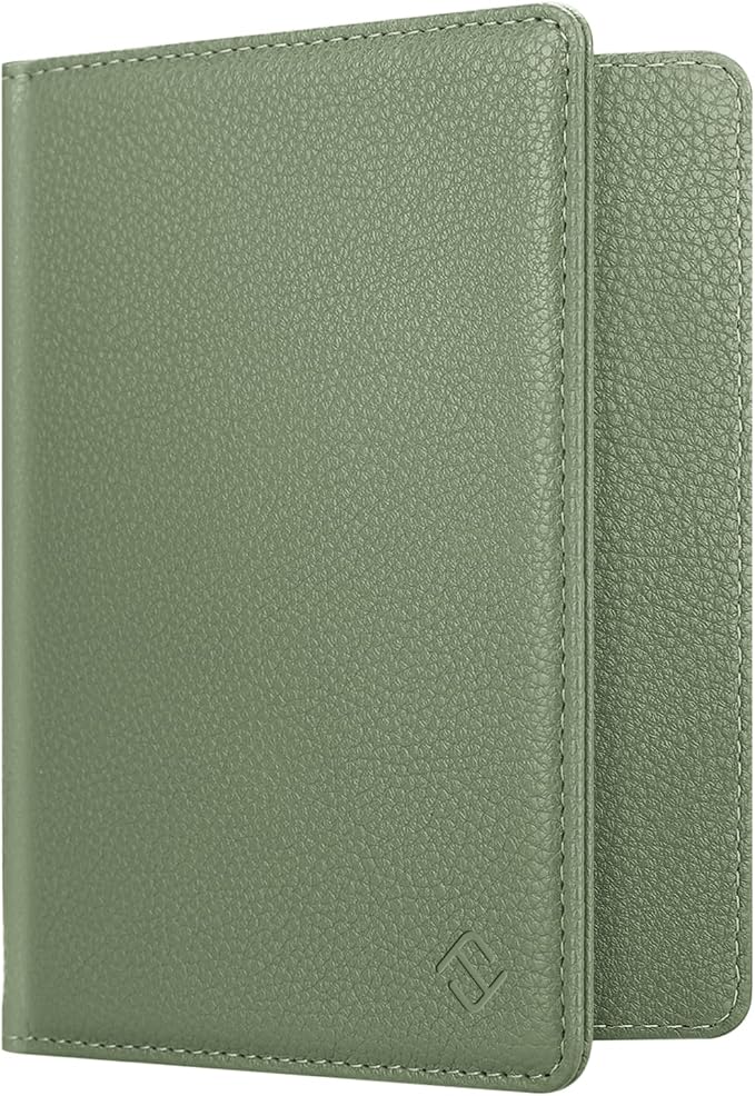 FINTIE Passport Holder, Slim Travel Wallet RFID Blocking Card Case Cover | Passport Cover Protector Essentials with Credit Card Slots, For Women/Men
